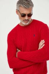 Ralph Lauren gyapjú pulóver - piros M
