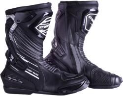 Street Racer Grid motoros csizma fekete-fehér