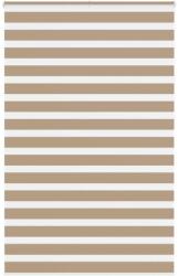 vidaXL zebrafüggönnyel homokbarna szövetszélesség 135, 9 cm poliészter (4014607)