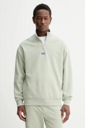 HUGO Blue pamut melegítőfelső - zöld S - answear - 47 990 Ft