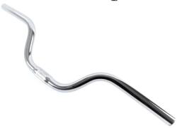 Kalin hajlított acél kormány, 25, 4 x 620 x 100 mm, krómozott