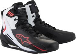 Alpinestars Faster-4 motoros cipő fekete-fehér-piros