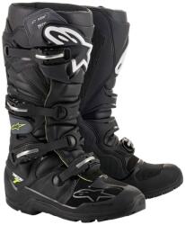 Alpinestars Tech 7 Enduro Drystar motoros csizma fekete-szürke-fluo sárga - motozem - 111 890 Ft