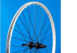Mach1 28-29 colos (622 mm - 700c) trekking hátsó kerék, gyorszáras tengellyel, kazettás lánckeréksorhoz, ezüst - fekete