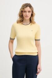 Tommy Hilfiger pamut pulóver - sárga M - answear - 47 890 Ft
