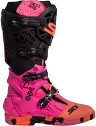 SIDI Crossair X Messy motoros csizma korallszínű