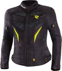 Street Racer Rose női motoros kabát fekete-fluo sárga