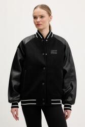 Tommy Jeans dzseki gyapjúkeverékből - fekete XS - answear - 99 890 Ft