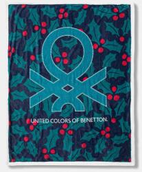 United Colors of Benetton pléd - sötétkék Univerzális méret