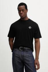 Guess pamut póló - fekete L - answear - 16 990 Ft