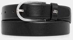 Karl Lagerfeld bőr öv K/AUTOGRAPH - fekete 65 - answear - 40 990 Ft