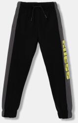 GUESS gyerek pamut melegítőnadrág - fekete 125-135 - answear - 19 990 Ft