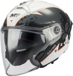 MT Helmets Cască de motocicletă deschisă MT Cosmo SV Layout A1 negru-gri (MT1361D07A11)