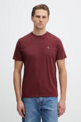 Calvin Klein Jeans pamut póló - burgundia XS - answear - 15 990 Ft