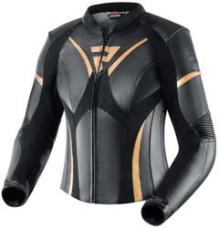 Rebelhorn Jachetă de motocicletă pentru femei Rebelhorn Rebel Rebel Black and Gold (PRBRH-LJ-REBEL_08_D)