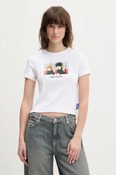 HUGO Blue velúr bokacsizma HUGO x Jujutsu Kaisen - fehér S