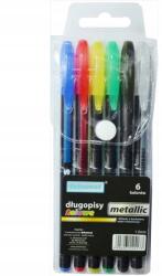 Schemat zselés tollak 6db-os készlet, metálfényű (SHT-4173)