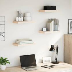 vidaXL 4 db szerelt fa függőpolc 40 x 23, 5 x 4 cm (4010684)