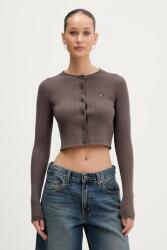 Tommy Jeans gyerek kardigán - barna S