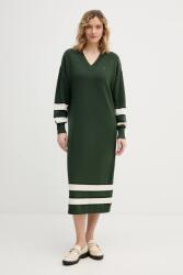 Tommy Hilfiger kasmírkeverék ruha - zöld S