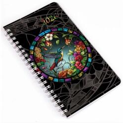 Realsystem Zsebnaptár 2026 heti B/6 REAL spirál, álló elrendezés, kolibri (8711-57)