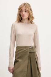 Guess Jeans gyapjúkeverék pulóver - bézs L - answear - 34 990 Ft