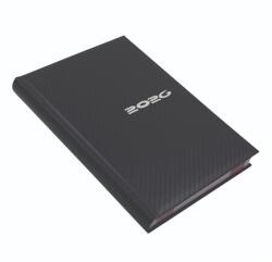 Realsystem Határidőnapló 2026 napi A/5 REAL Carbon kék (5321-84)