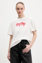 HUGO pamut póló Vintage Tee_22 - bézs L