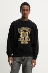 Guess Jeans pamut melegítőfelső - fekete S - answear - 29 990 Ft