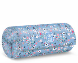 Ars Una Ars Una: Pearl Blossom Blue virágos feltekerhető tolltartó 20x9x9cm