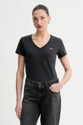 Levi's pamut póló PERFECT VNECK 2 db - fekete XL