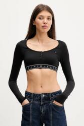 Tommy Hilfiger hosszú ujjú - fekete M - answear - 22 990 Ft