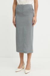 BOSS gyapjú szoknya - szürke 38