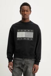 Tommy Hilfiger pamut melegítőfelső - fekete M - answear - 43 890 Ft