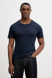 BOSS pamut póló TShirtRN 3P Classic 3 db - kék L