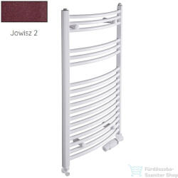 Radeco ADAMO AD7-600/L 1630x650 törölközőszárítós radiátor, JOWISZ 2 (metál bordó) színben (Radeco_ADAMO_AD7_600_L_JOWISZ2)