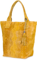 Beltimore kézitáska valódi bőr sárga (L94yellow)