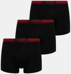HUGO boxeralsó TRUNK TRIPLET SPRAY 3 db - fekete XXL