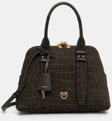 Pinko velúr táska - zöld Univerzális méret