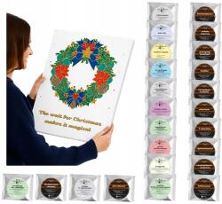 Cup&You Adventi naptár Kávéval És Teával 2025 24 különböző ízek ajándékba Diy (kawowy herbaciany duży upominek mikołajki)