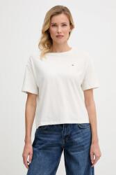 Tommy Hilfiger pamut póló - bézs XS - answear - 18 990 Ft