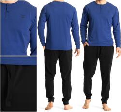 Atlantic Férfi Pizsama Atlantic NMP-360 hosszú ujjú Pamut XL (NMP-360/02-NIEBIESKI_GRANATOWY)