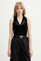 Pinko gyerek kasmír keverék csuklya - fekete M