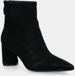 BOSS velúr bokacsizma Gracey - fekete Női 41