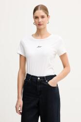 BOSS Orange pamut póló C Elove embro - fehér M