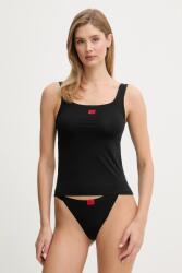 HUGO top SIGNATURE VEST - fekete XL