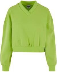 Urban Classics Női / Női V nyakú, csípős pulóver 5XL sárga