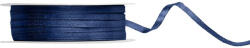  Szatén Szalag 0, 3 cm Széles 50 méter Tengerészkék (TS3074)
