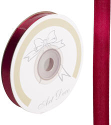  Szatén Szalag 1 cm Széles 25 méter Bordó (QX478101)