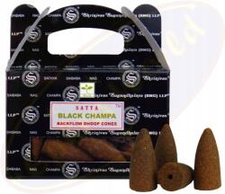 Satya Füstölők Satya Backflow Black Champa